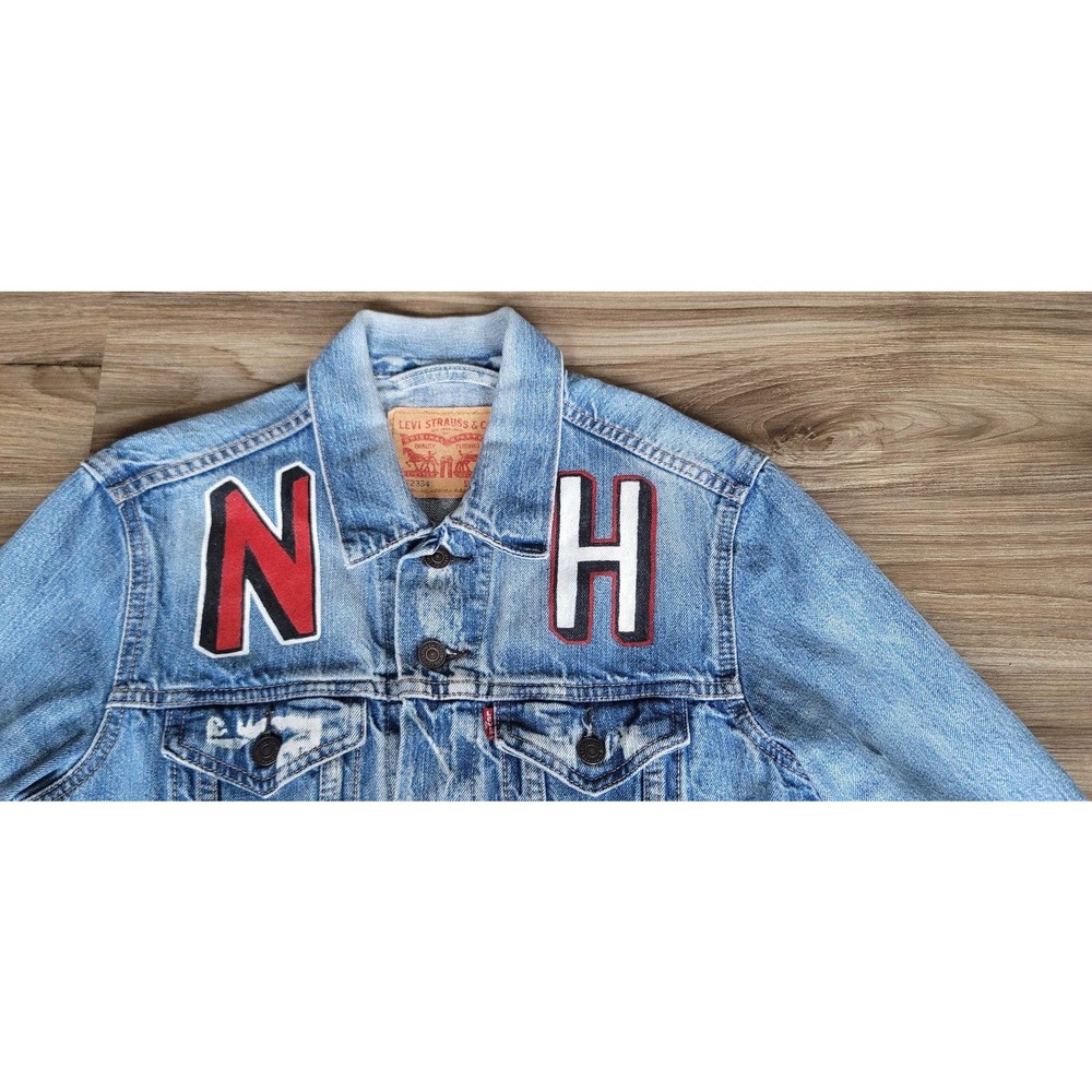 Levi's Custom Nipsey Hussle Tmc Distressed Denim … - image 3